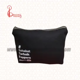 Pouch Canvas Sablon Tokopedia